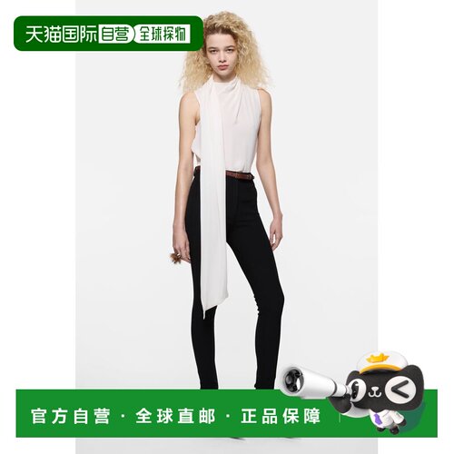 欧洲直邮ACNE STUDIOS(艾克妮) Blouse sans manches en soie