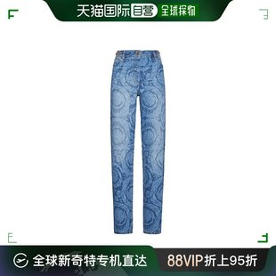 女士 徽标贴花牛仔裤 范思哲 香港直邮Versace 10115191A10029