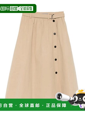 香港直邮PRADA 女士半身裙 P127IH17IDSOOOF0065BEIGE SS2026
