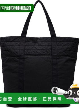 1h可退 香港直邮Visvim 维斯维木 男士 黑色大号 N.A.P. 托特包 0