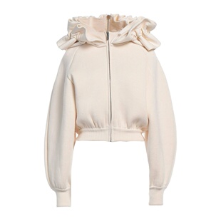 针织开衫 香港直邮Jacquemus 舒适时尚 beige米色 女士 拉链毛衣
