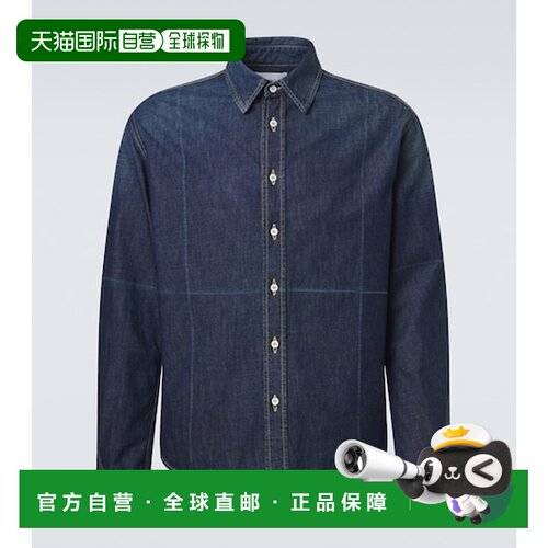 香港直邮Givenchy 纪梵希 男士 牛仔布衬衫 blue蓝色 舒适时尚