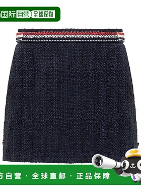 香港直邮Thom Browne 粗花呢半身裙 FGCA04AF0721包臀裙a字裙