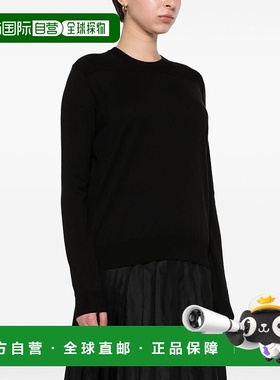 1h可退 香港直邮Jil Sander 吉尔 桑达 女士 黑色毛线衫 J02GP016
