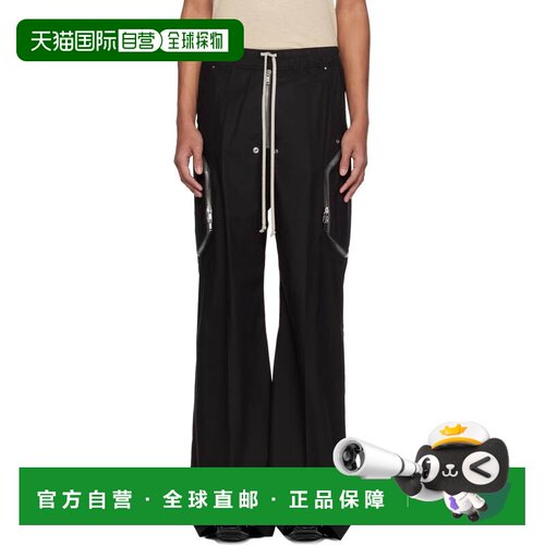 1h可退 香港直邮rick owens 瑞克 欧文斯 男士 黑色 Temple Heize