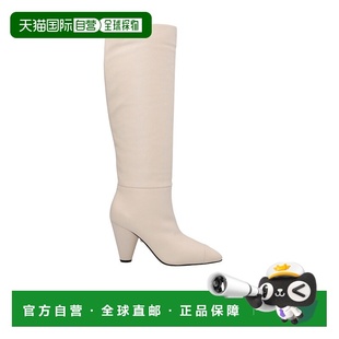 香港直邮Alevì L22W9002P0561136MILK 尖头长筒靴