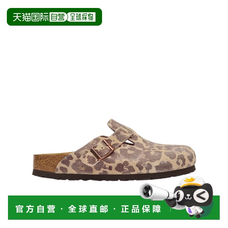 1h可退 Birkenstock 圆头穆勒鞋 1033324拖鞋女鞋半拖半拖鞋豹纹图片