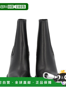 1h可退 香港直邮versace 范思哲 女士 ABS 黑色鞋跟靴子 79VA3S26