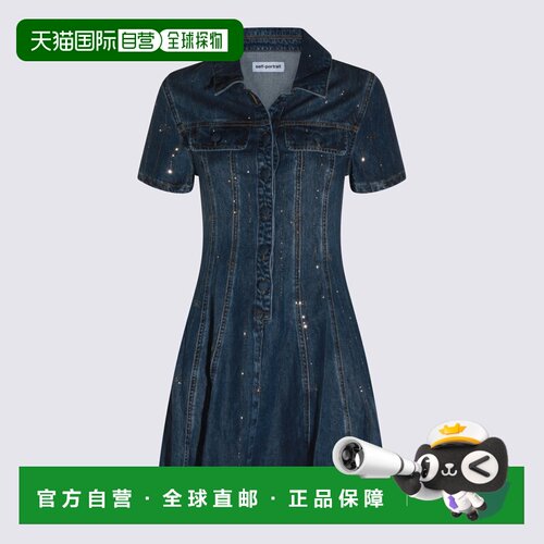 1h可退 香港直邮SELF-PORTRAIT 女士连衣裙 PF26818SABLBLUE AW20