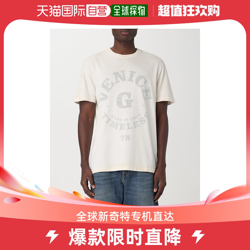 香港直邮GOLDEN GOOSE 男士men Goose 金色T恤