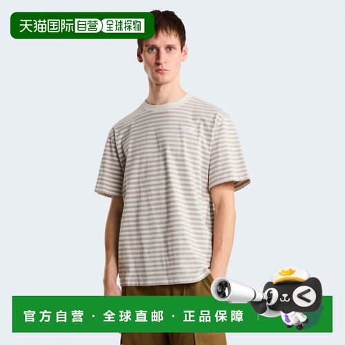 自营欧洲直邮The North Face北面 Vista男士棉质条纹短袖T恤