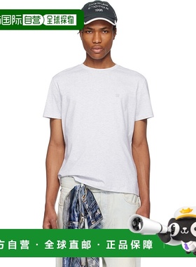 1h可退 香港直邮Acne Studios 艾克妮 男士 灰色 Regular Fit T