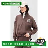 香港直邮SPORTY 4拉链运动衫 女士 1h可退 盾徽刺绣1 RICH