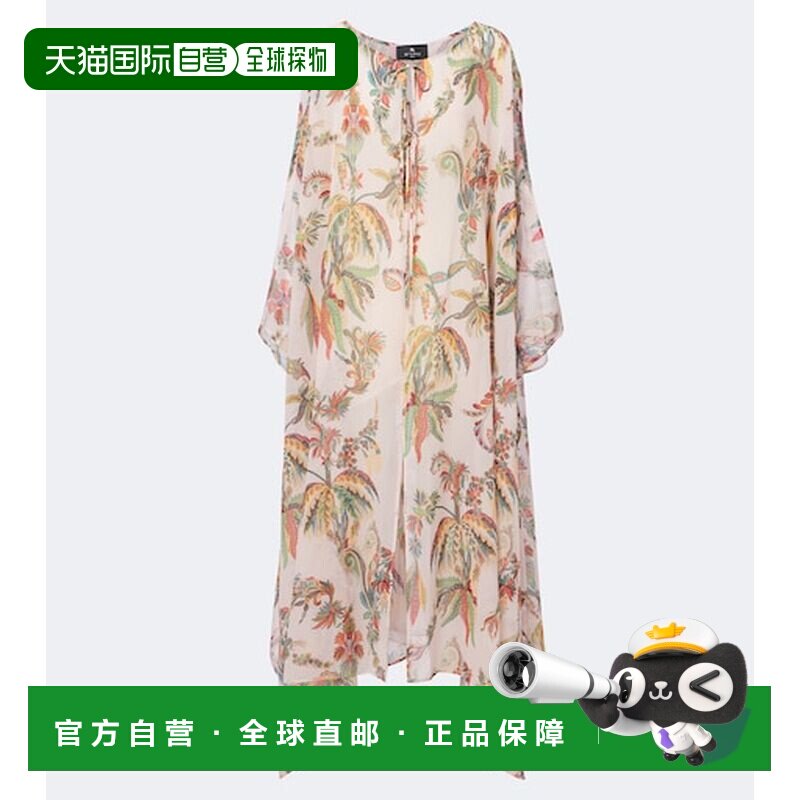 香港直邮Etro 艾特罗 女士 佩斯利土耳其式长衫 colorful花色 舒
