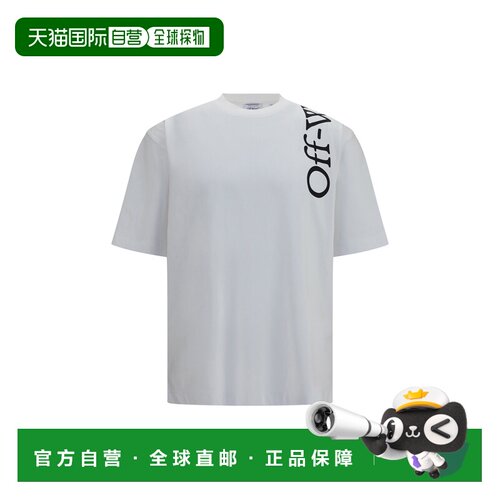 香港直邮off-white 男士 Vertical Bookish Skate T恤 OMAA120F26