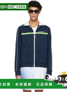 1h可退 香港直邮Casablanca 男士 海军蓝运动夹克 MSP26JTP39101