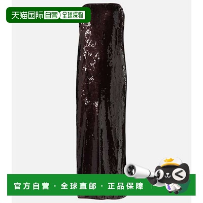 1h可退 香港直邮Staud 女士 Casey 珠片长款连衣裙 001405