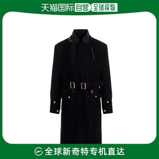 香港直邮Sacai 大衣 束带长款 男士