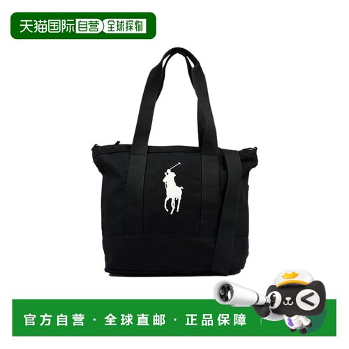 香港直邮Polo Ralph Lauren Logo图案托特包 9AR023GAZ
