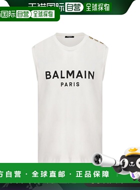 香港直邮Balmain 巴尔曼 女士 圆领T恤 AF0ED000BB02