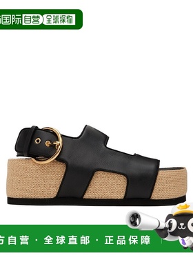 香港直邮Neous 撞色厚底凉鞋 00387A01