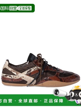 香港直邮Miu Miu Gymnasium印花Ayers运动鞋 5E428E3ZL4FB005