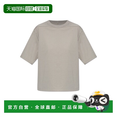 1h可退 香港直邮RICK OWENS 女士T恤 RP01F6260JA08 SS2026 灰色