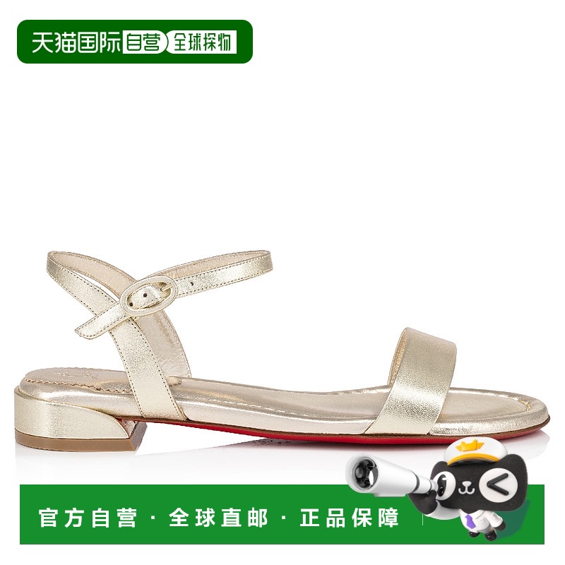 欧洲直邮CL路铂廷 红底鞋 25秋冬 1240926g306 女士 平底凉鞋