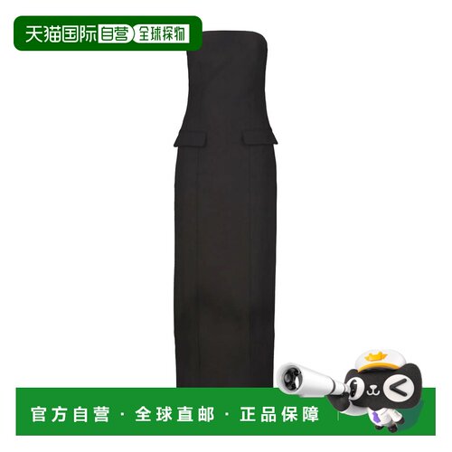 香港直邮TOTEME 女士连衣裙 254WRD0194FB0307001 AW2025 黑色