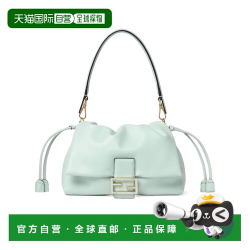 香港直邮FENDI 女士斜挎包 8BR833AQ0DF1WLO CO 绿色 Mamma Bague