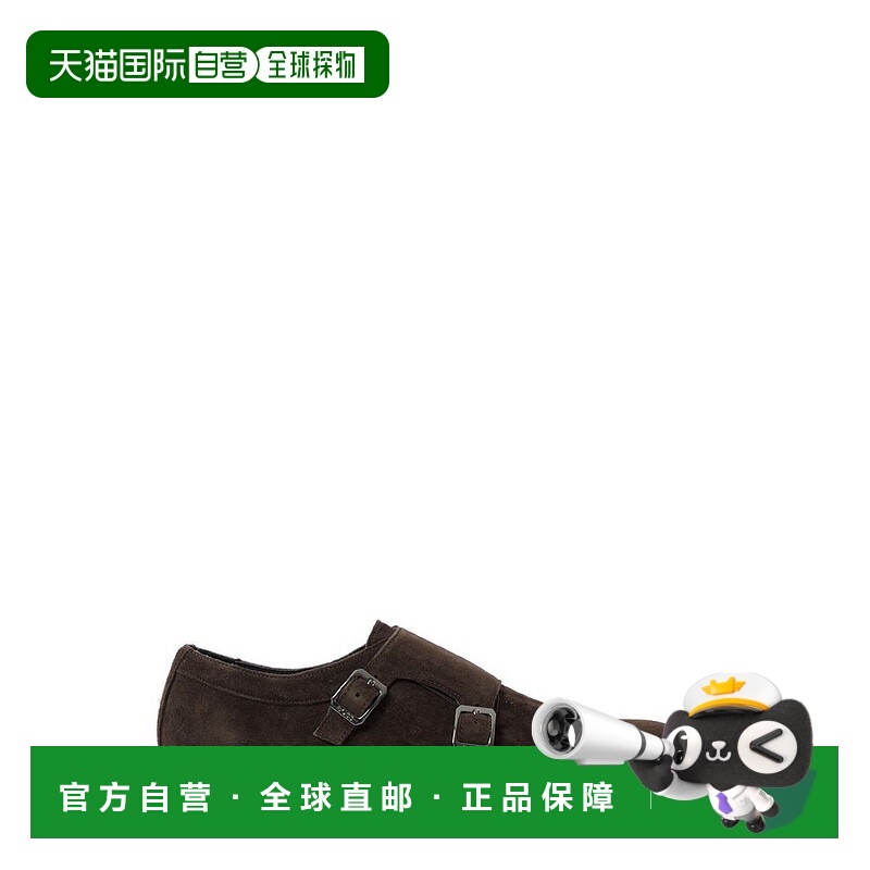 1h可退 香港直邮Hugo Boss 雨果博斯 男士 Boss 雙帶一腳蹬僧侶鞋