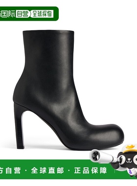 自营欧洲直邮Balenciaga巴黎世家 Fargo女士黑色BB标识圆头高跟短