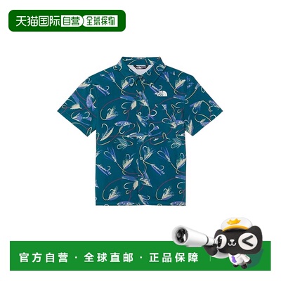1h可退 香港直邮the north face 北面 男童 Amphibious 短袖领尖(