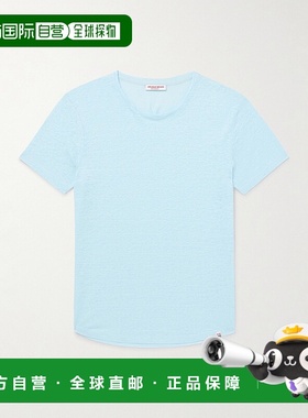 1h可退 香港直邮Orlebar Brown 男士 OB-T 修身亚麻针织T恤 28011