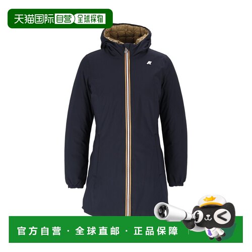 1h可退 欧洲直邮K-WAY 女士羽绒服 K8134CWD0V AW2026 蓝色 DENIS