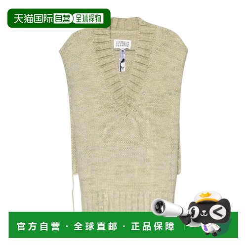香港直邮Maison Margiela V领无袖针织背心 SI0TH0001S17802短袖