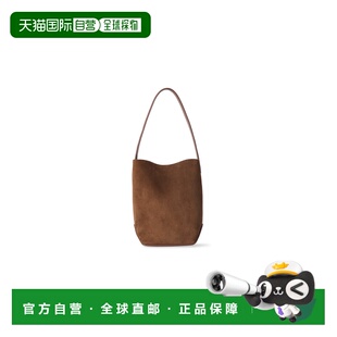 香港直邮The 小号竖款 Row Park 边绒面革手提包 女士 1h可退