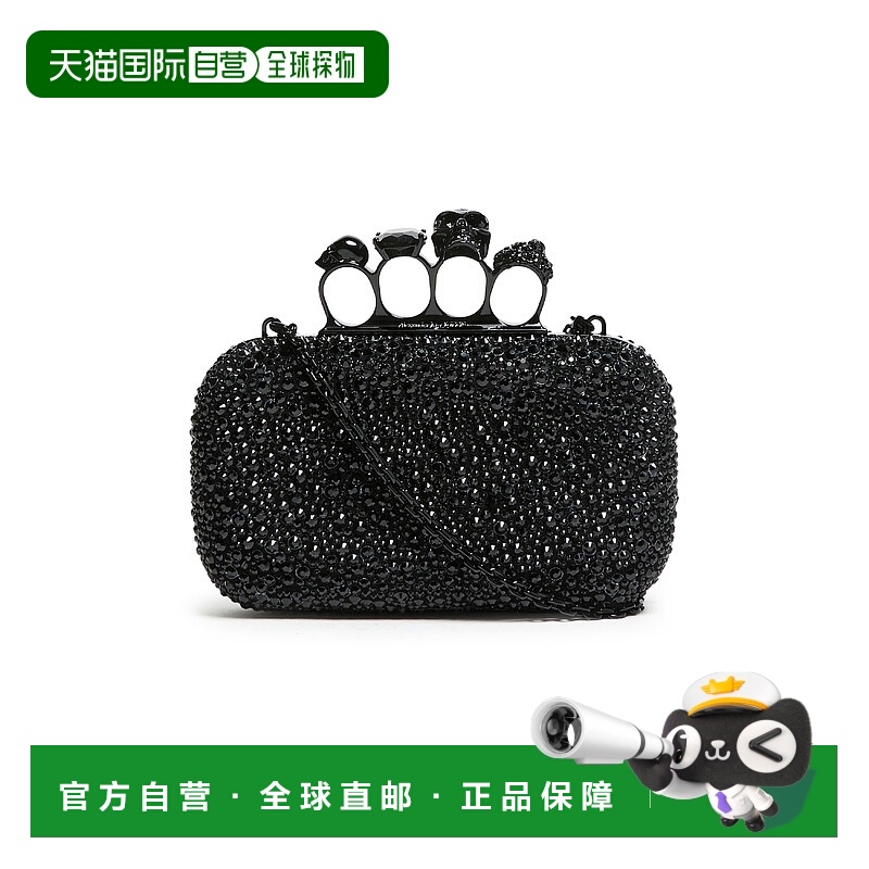 欧洲直邮ALEXANDER MCQUEEN 25秋冬  AMQ4C2PMBCK 女士 手拿包