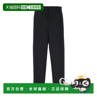 香港直邮Jil Sander 腰带环休闲裤 J22KA0336J45322直筒裤