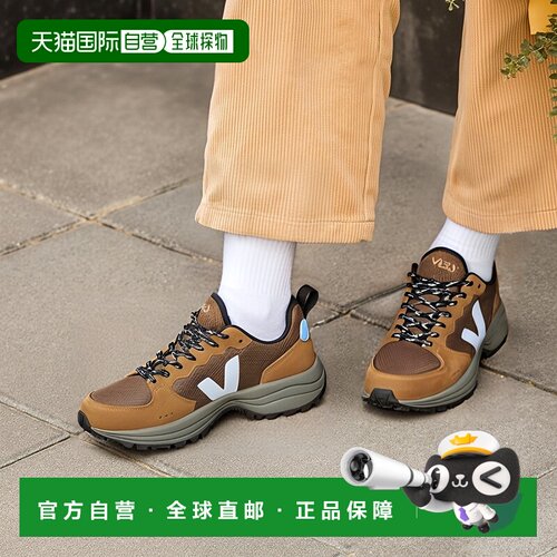 自营欧洲直邮VEJA Venturi II系列天鹅白/鹰灰色再生聚酯纤维V标