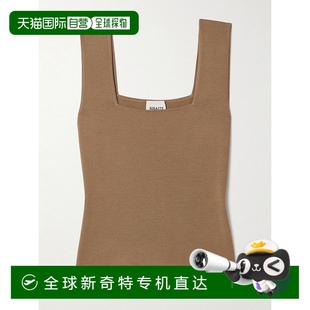 9873511 1h可退 brown棕色 針織背心 Sani 香港直郵KHAITE 女士