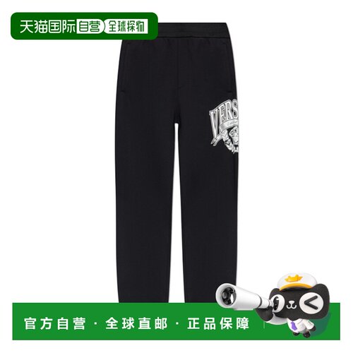 香港直邮Versace 松紧腰运动裤卫裤 10216481A15910范思哲休闲裤