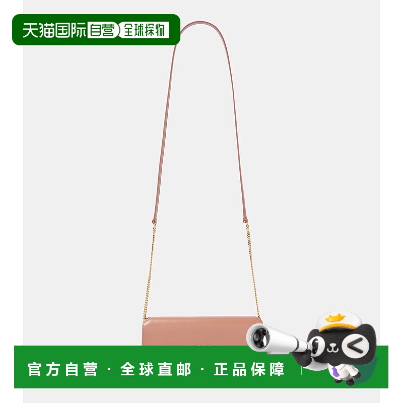 1h可退 香港直邮Saint Laurent 圣罗兰 女士 Cassandre 皮革链带