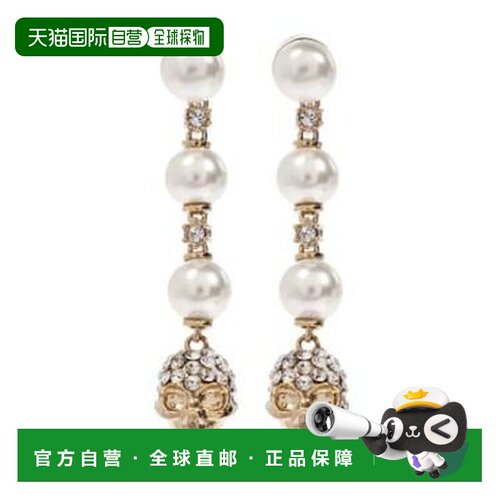 香港直邮ALEXANDER MCQUEEN 女士耳饰 836464J161G1支付后1h可退