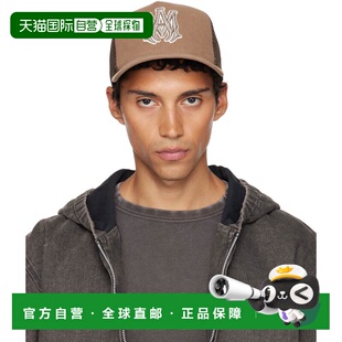1h可退 香港直邮AMIRI 男士 棕色 MA Outline 卡车司机帽 AMHATR1