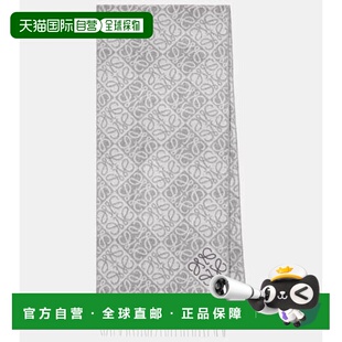 香港直邮LOEWE 罗意威 女士 Anagram 羊毛羊绒围巾配饰