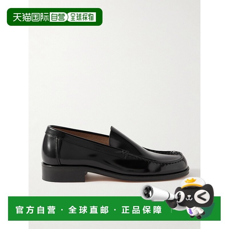 1h可退 香港直邮Lemaire 女士 亮面樂福鞋 FO0249LL0163 black黑