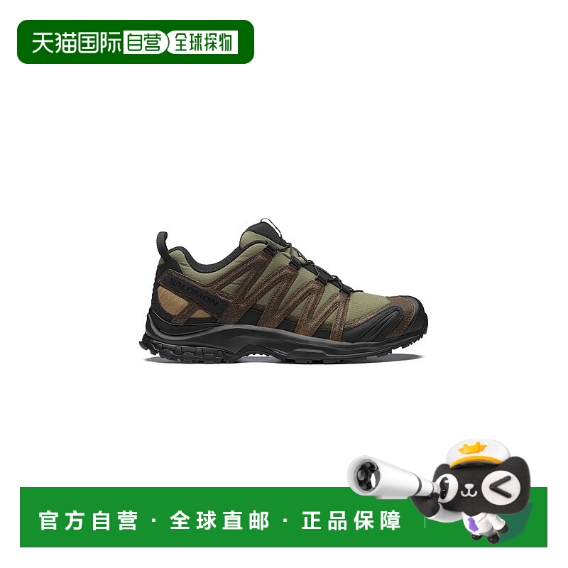 自营欧洲直邮Salomon萨洛蒙 XA Pro 3D系列橄榄绿/黑色皮革越野跑