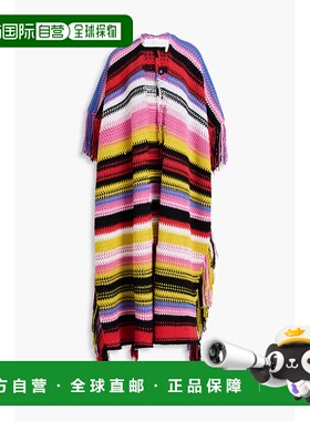 香港直邮Chloe 蔻依 女士 流苏羊绒羊毛混纺裹式夹克 C22SMM03620