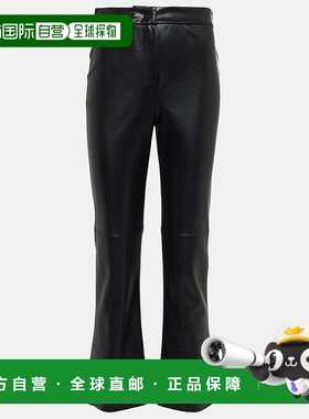 1h可退 香港直邮'S Max Mara 女士 Sublime 仿皮喇叭长裤 001380
